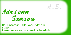 adrienn samson business card